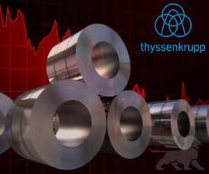 Qué ocurrió con la acción de Thyssenkrupp?